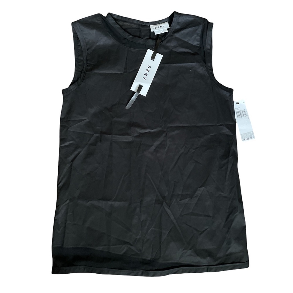 NWT* DKNY Black Button Up Back Size S